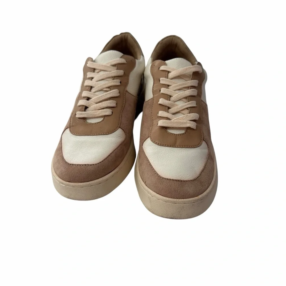 OASIS SOCIETY Tan White Fashion Sneakers Size 8.5